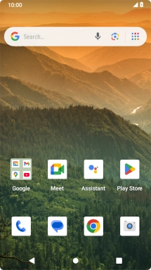 When the battery charging icon is displayed, the battery is charging.