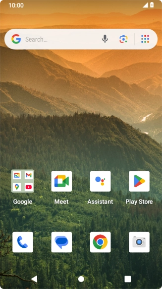 When the battery charging icon is displayed, the battery is charging.