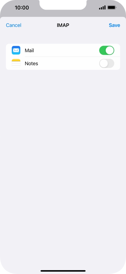 Press Save. Your email account has now been set up. To select more settings for incoming and outgoing server, proceed with the following steps.