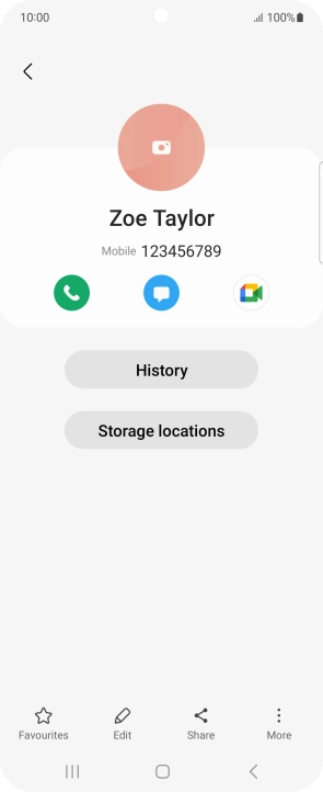 Press the Home key to return to the home screen.