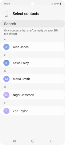 Press the field above 