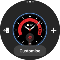 Slide your finger left on the screen.