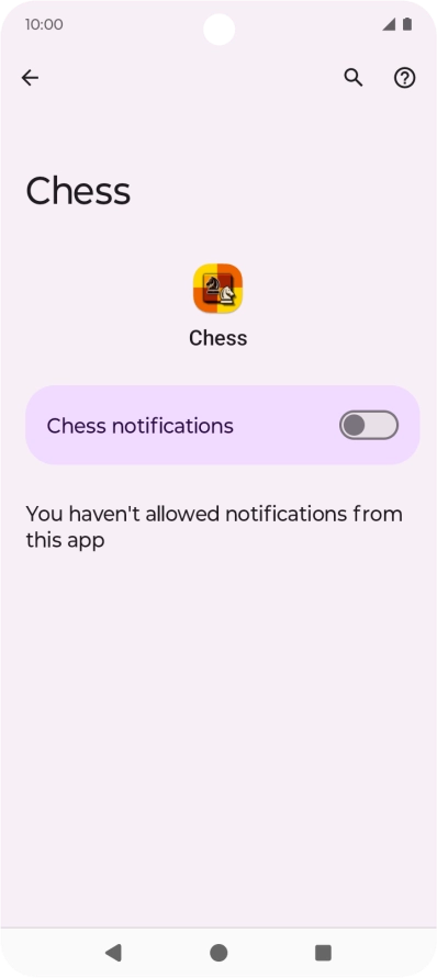 Press the indicator to turn the function on or off.
