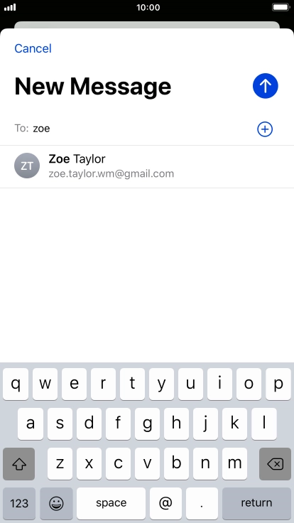 Press the required contact.
