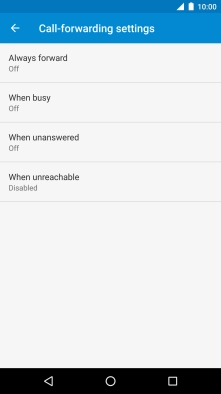 Press the Home key to return to the home screen.
