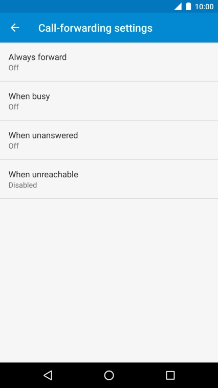 Press the Home key to return to the home screen.