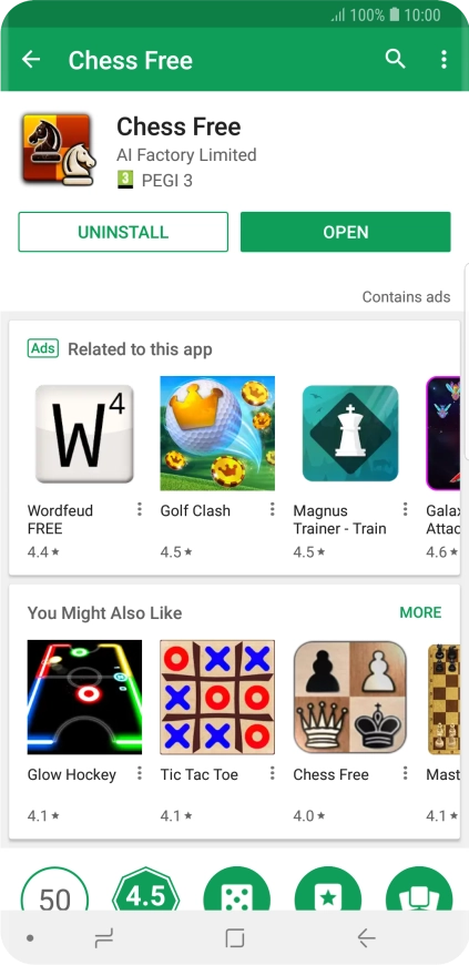 Press the Home key to return to the home screen.