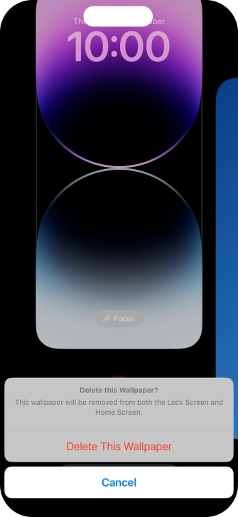 Press Delete This Wallpaper.