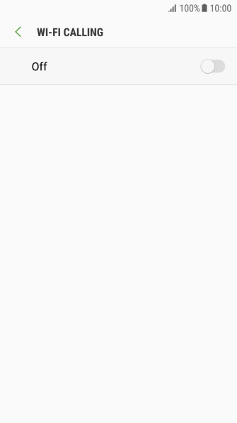 Press the indicator to turn the function on or off.