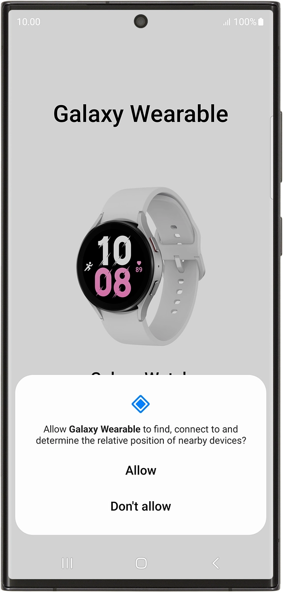 On your phone: Press Allow.