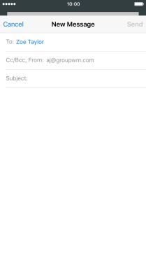 Press Subject and key in the required subject.