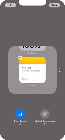 Press Smart Rotate to turn the function on or off.