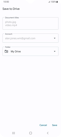 Press the field below 