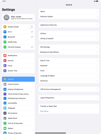 Press Background App Refresh.