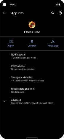 Press Storage and cache.