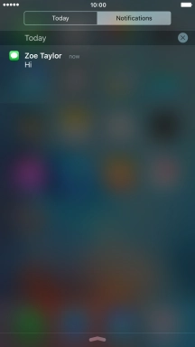 Press the required notification and follow the instructions on the screen to use the selected function.