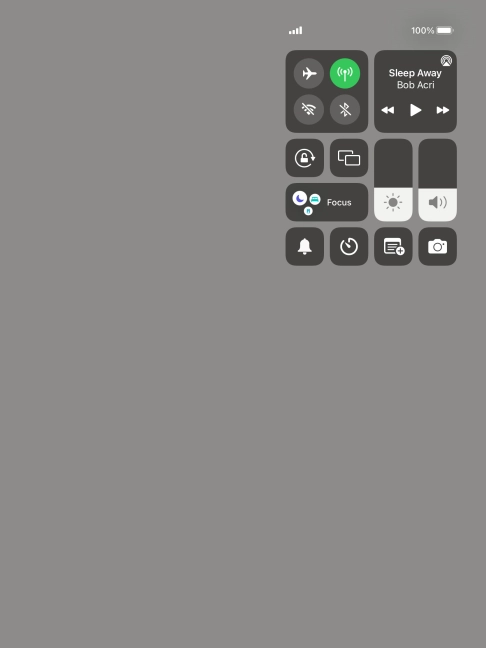 Press the sound mode icon to turn silent mode on or off.