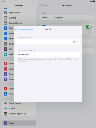 Press the field below 