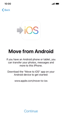 To transfer content to your phone, you need to install the app 