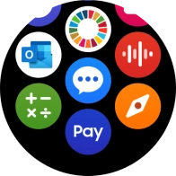 Press the message icon.