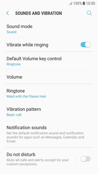 Press the Home key to return to the home screen.