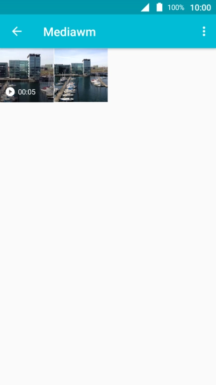 Press and hold any picture or video clip.