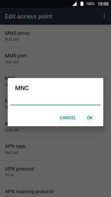 Key in 03 and press OK.