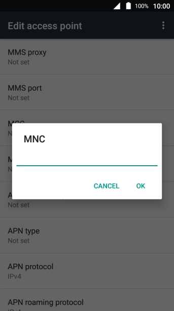 Key in 03 and press OK.