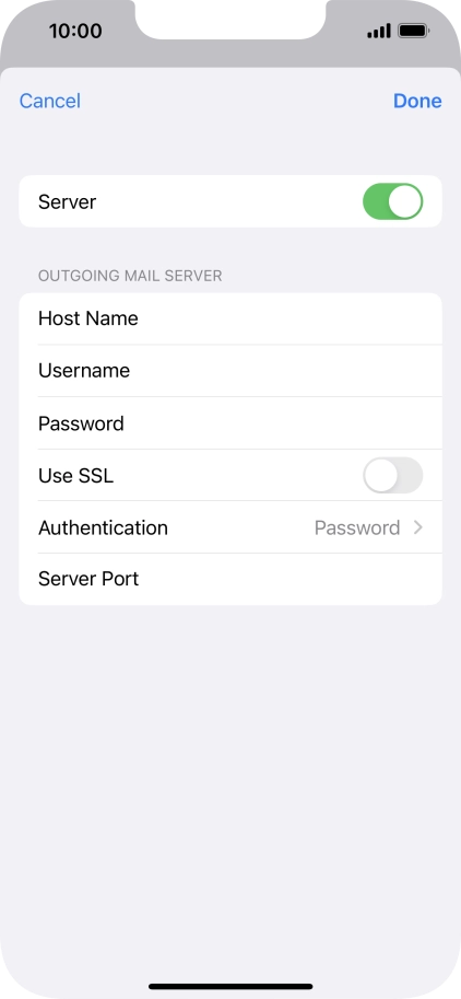 Press Authentication.