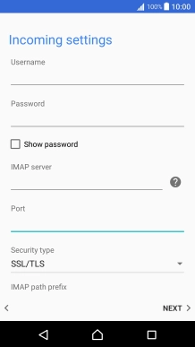 Press the drop down list below 