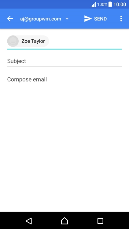 Press Subject and key in the required subject.