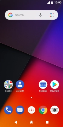 When the battery charging icon is displayed, the battery is charging.