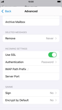 Press Authentication.