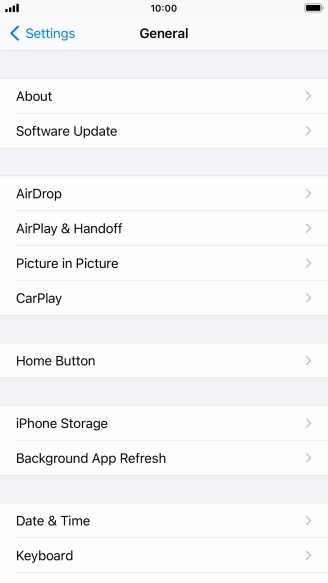 Press Software Update. If a new software version is available, it's displayed. Follow the instructions on the screen to update the phone software.