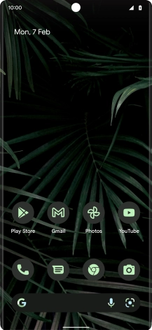 When the battery charging icon is displayed, the battery is charging.