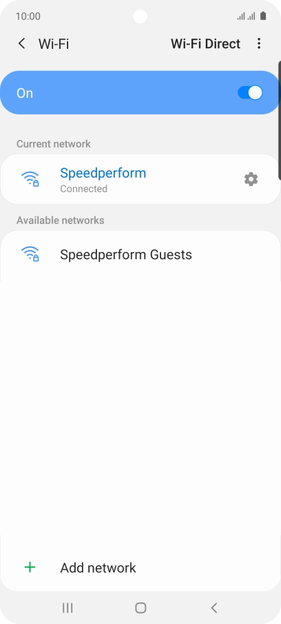 Press the Home key to return to the home screen.
