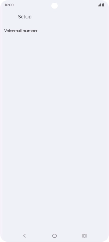 Press Voicemail number.