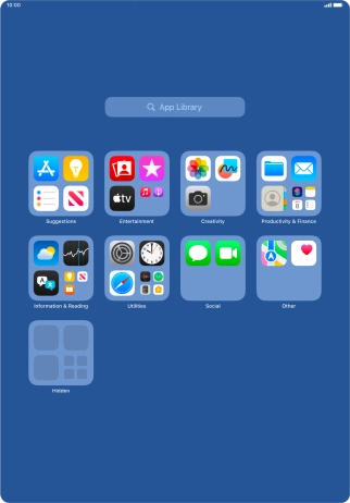 The app is now placed in the Hidden folder in the App Library.