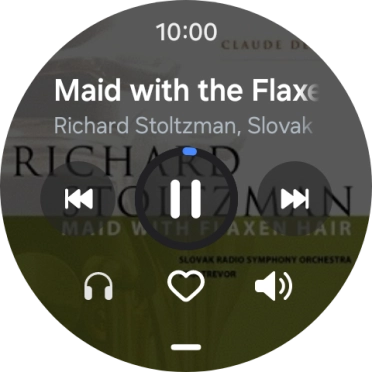 Press arrow right to go to the next audio file.