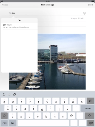 Press the required contact.