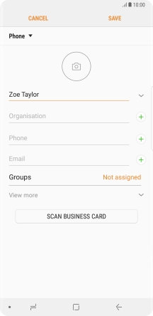 Press the field below 