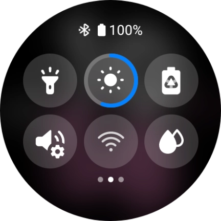 Press the low power mode icon.
