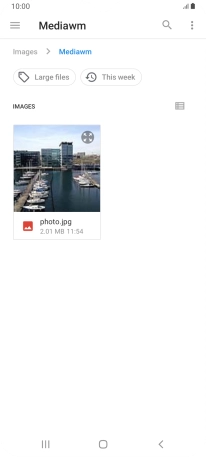 Press the required file.