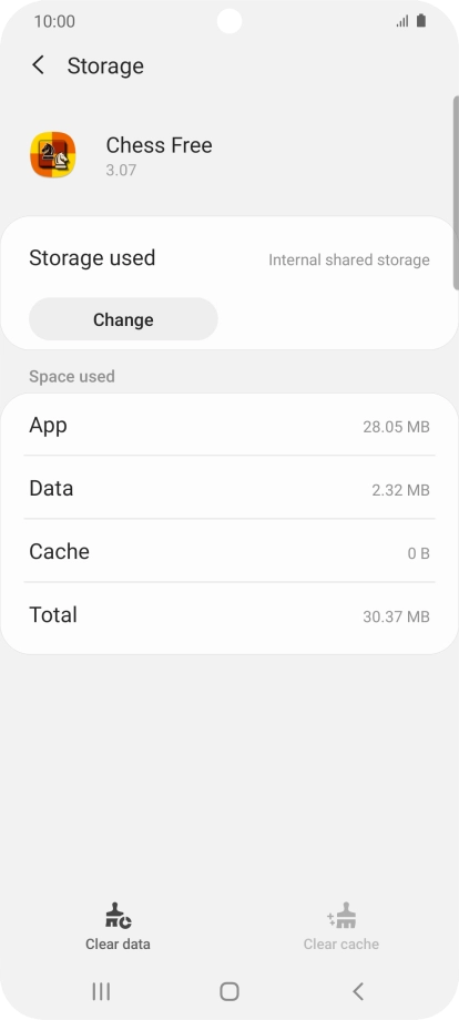 Press the Home key to return to the home screen.