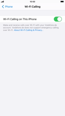 Press the Home key to return to the home screen.
