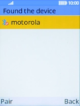 Select the required Bluetooth device and follow the instructions on the screen to pair the device with your phone.