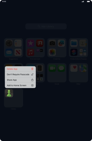 Press Don't Require Passcode.