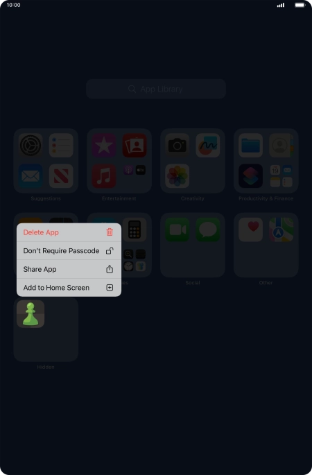 Press Don't Require Passcode.