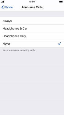 Press Always to turn on the function when silent mode is turned off.