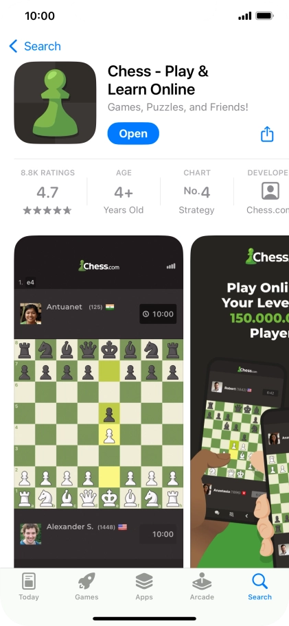 Slide your finger upwards starting from the bottom of the screen to return to the home screen.